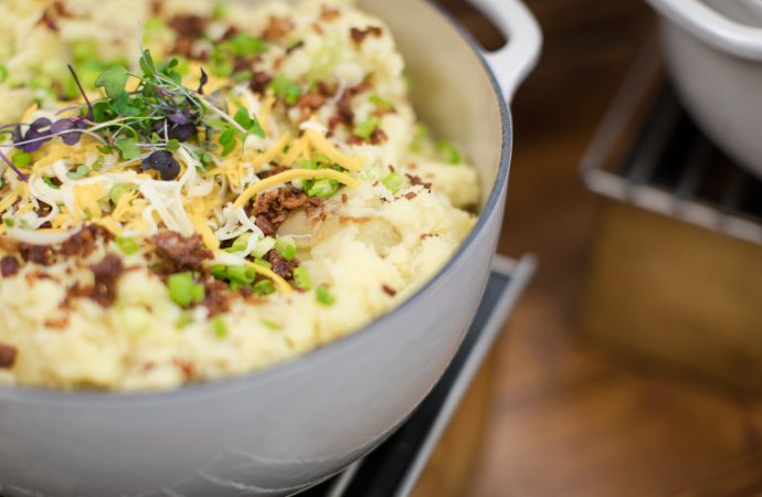 Bowl of hot food