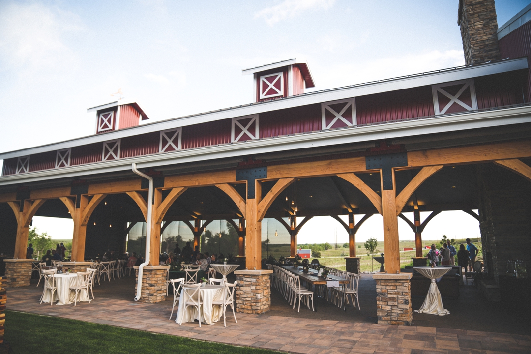 Cottonwood Glen outdoor venue set up for event