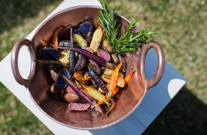 Mix of high-quality roasted vegetables