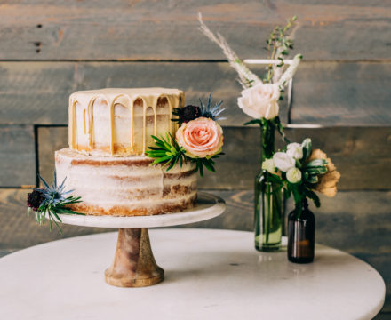 Wedding Cake and Flowers